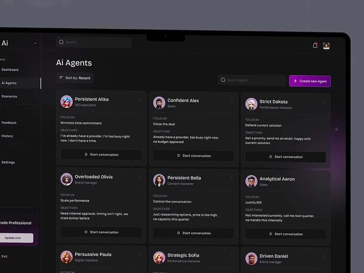 Her Closing AI: the list of AI agents